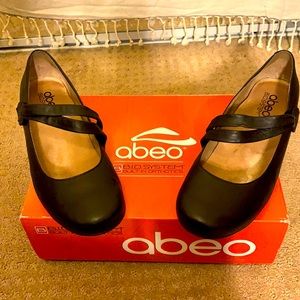 Abeo Tiana Neutral Bio System Black Mary Jane Shoe